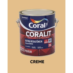 Esmalte Sintético Brilhante Coralit - Creme - VIVA COR TINTAS