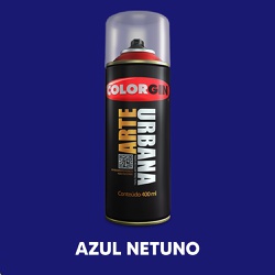 Spray Arte Urbana 400ml - Azul Netuno - VIVA COR TINTAS