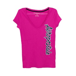 Blusa Camiseta T-shirt Feminina Rosa Pink Aeropost... - LOJA VOLARIUM
