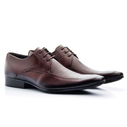 Sapato Social Estilo Italiano Em Couro Legítimo Com Cadarço | Worldstock | Loja  online de Sapatos Sociais