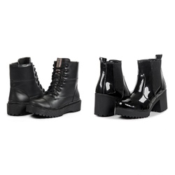bota coturno stefanini firenze preto