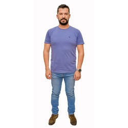 Camiseta Masculina Estonada Confort Blue - Zegen