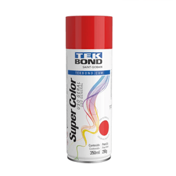 Tinta Spray Uso Geral Vermelho 350ml 250g - Tekbon... - ABRASSIL
