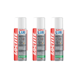 Kit 3 Loctite Super Lub Spray Óleo Desengripante M... - ABRASSIL