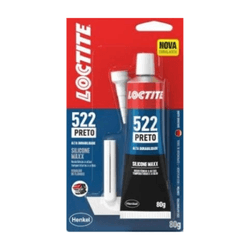 Cola Silicone Maxx Black 522 Loctite 80g Alta Dura... - ABRASSIL