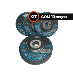 Kit 10 Discos de Desbaste 27 e 115 x 7 x 22,23 Tyr... - ABRASSIL