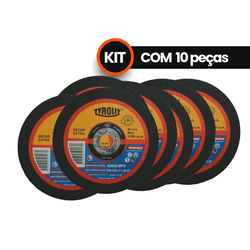 Kit 10 Discos de Desbaste 27 e 178x7x22,23 A30q-bf... - ABRASSIL