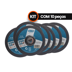 Kit 10 Discos de Desbaste 27x 178 x 6 x 22,23 A30s... - ABRASSIL