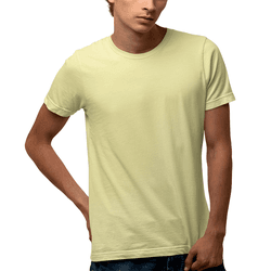 Camiseta Masculina 100% Algodão 30.1 Amarelo Claro... - Adrenalina Drop