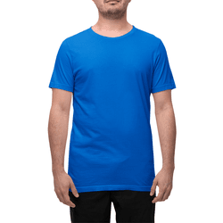 Camiseta Masculina 100% Algodão 30.1 Azul Royal - ... - Adrenalina Drop