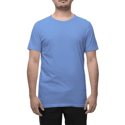 Camiseta Masculina 100% Algodão 30.1 Azul Bebê - c... - Adrenalina Drop