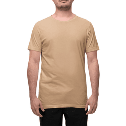 Camiseta Masculina 100% Algodão 30.1 Bege - cmmcbb... - Adrenalina Drop