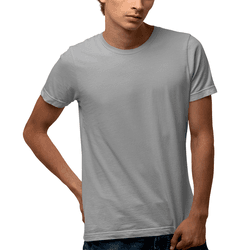 Camiseta Masculina 100% Algodão 30.1 Cinza Mescla ... - Adrenalina Drop