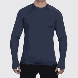 Camiseta Manga Longa Raglan UV50+ Com Abertura de ... - Adrenalina Drop