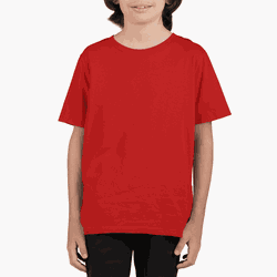 Camiseta Básica Juvenil Vermelho - cmsjuvvermelho - Adrenalina Drop