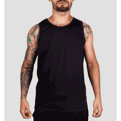 Regata Masculina 100% Algodão 30.1 Preto - RGTPRET... - Adrenalina Drop