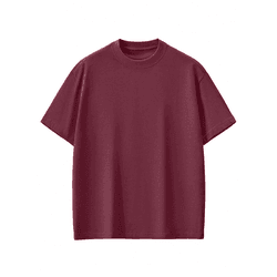 Camiseta Oversized 100% Algodão 30.1 Vinho - CMSOV... - Adrenalina Drop