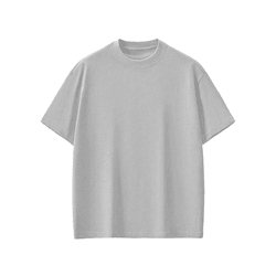 Camiseta Oversized 100% Algodão 30.1 Cinza - CMSOV... - Adrenalina Drop