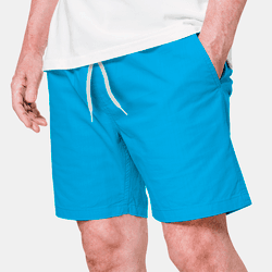 Short Tactel Masculino Azul Claro - shtmazul - Adrenalina Drop