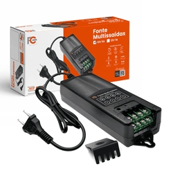FONTE MULTISSAIDA 5A 12V - 4 SAIDAS - FC - FC1205M - ADVANCE | Seu Distribuidor PPA