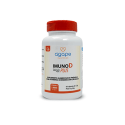 Imuno D PLUS 60 Capsulas Soft gel - 037166 - Ágape Manipulação