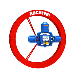 Bomba Rochfer SE-130 + Roda D'água 1,37 x 0,13 m + Base de Fixação - CANAL BOMBAS