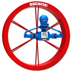 Bomba Roda D'água ROCHFER modelo MSU-70 com Roda 2,20 x 0,36m