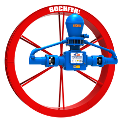 Bomba Roda D'água ROCHFER modelo MSU-76 com Roda 2,20 x 0,36m