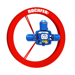 Bomba ROCHFER® SE-180 + Roda D'água 1,37 x 0,13 m + Base de Fixação - CANAL BOMBAS