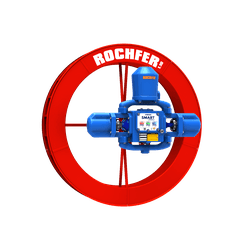 Bomba ROCHFER® SE-240 + Roda D'água 1,10 x 0,17 m + Base de Fixação - CANAL BOMBAS