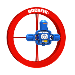 Bomba ROCHFER® SE-240 + Roda D'água 1,37 x 0,17 m + Base de Fixação - CANAL BOMBAS