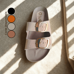 Sandália Slide Verona - Off Wh... - ÁINE STORE