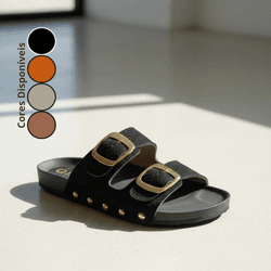 Sandália Slide Verona - Preto - ÁINE STORE