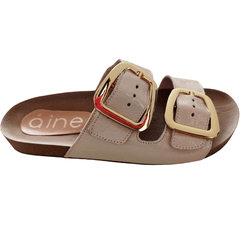 Sandália Slide Viena - Off Whi... - ÁINE STORE