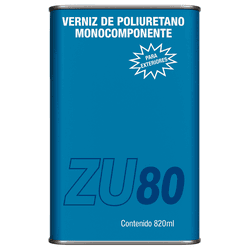 Verniz PU Monocomponente ZU-80 830ml Poliquimica - ALPHATIN