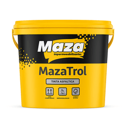MazaTrol Tinta Asfáltica Balde 18L Maza - ALPHATIN