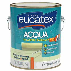 Epóxi Base De Água Branco 900ML Eucatex - Alpha Tintas