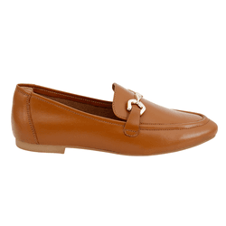 Loafer Laila Couro Caramelo - VL05caramelo - AMARENA SHOES