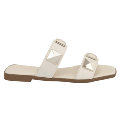 Rasteira Any Off White - 058off - AMARENA SHOES
