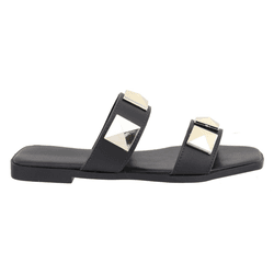 Rasteira Any Preto - 058preto - AMARENA SHOES