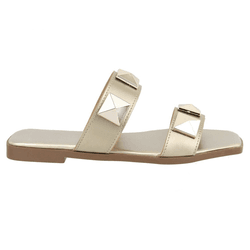 Rasteira Any Dourado - 058ouro - AMARENA SHOES
