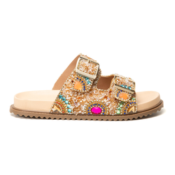 Papete Pedraria Ágata Multicolor - BPN777Multicolo... - AMARENA SHOES