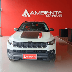 JEEP COMPASS TREIL TD AUTOMATICA BRANCA - AMBIENTE SEMINOVOS