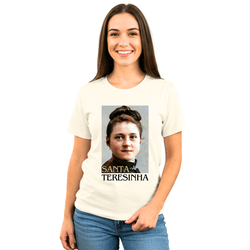 Camiseta Católica Santa Teresinha do Menino Jesus ... - Amiguinhos do Céu