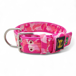 Coleira Amorosso® Camuflado Rosa - camrs01 - Amorosso