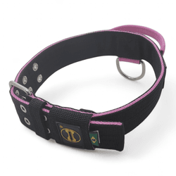 Coleira Para Cachorro Poderosso (Preto e Rosa) - 4601-014-020 - Amorosso