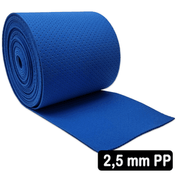 2,5 Mm Cobertura Azul Perfurado PP 12 cm x 6 metro... - ANATOFEET