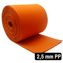 2,5 Mm Cobertura Laranja Perfurado PP 12 cm x 6 me... - ANATOFEET