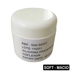 SILICONE PARAFINADO SOFT - 8° SHORE 100 GR - 500 P - ANATOFEET