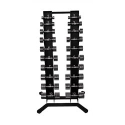 KIT HALTER CROMOMETAL 1 A 10 KG + SUPORTE - 1636 - ANILHASDEFERRO